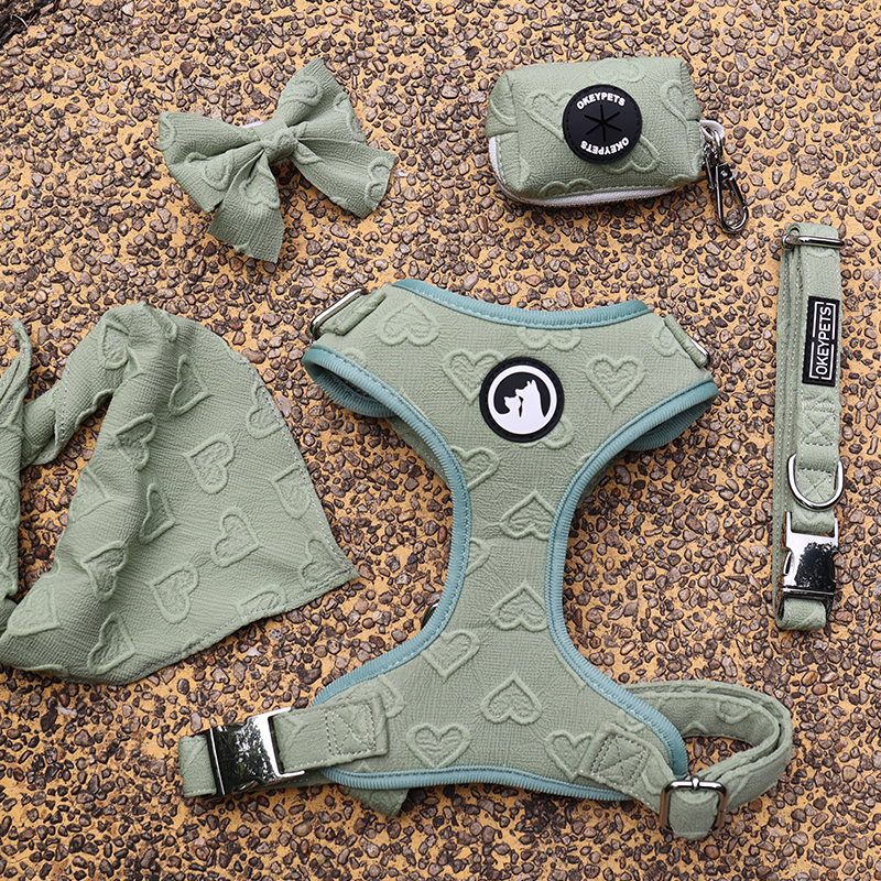 OKEYPETS Sacs à déjections canines personnalisés au crochet avec motif floral - Accessoires pour animaux - Distributeur de sacs à déjections canines 23