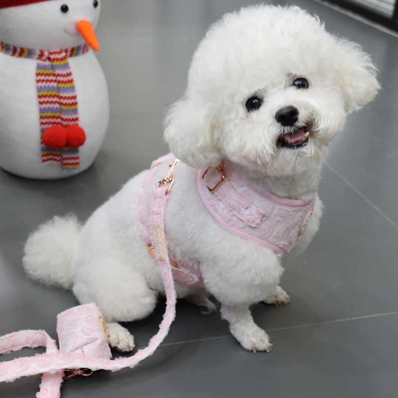 OKEYPETS Sacs à déjections canines personnalisés au crochet avec motif floral - Accessoires pour animaux - Distributeur de sacs à déjections canines 15