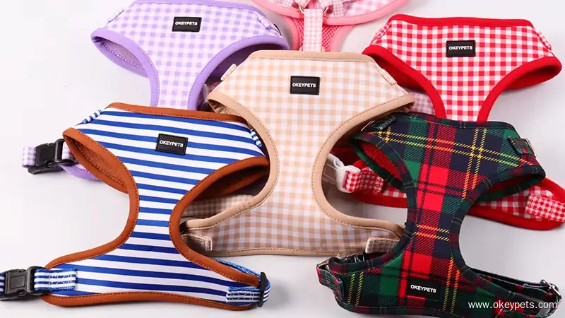 Harnais pour chien en polyester sur mesure, gilet durable pour animaux de compagnie, accessoires pour chiens1 1