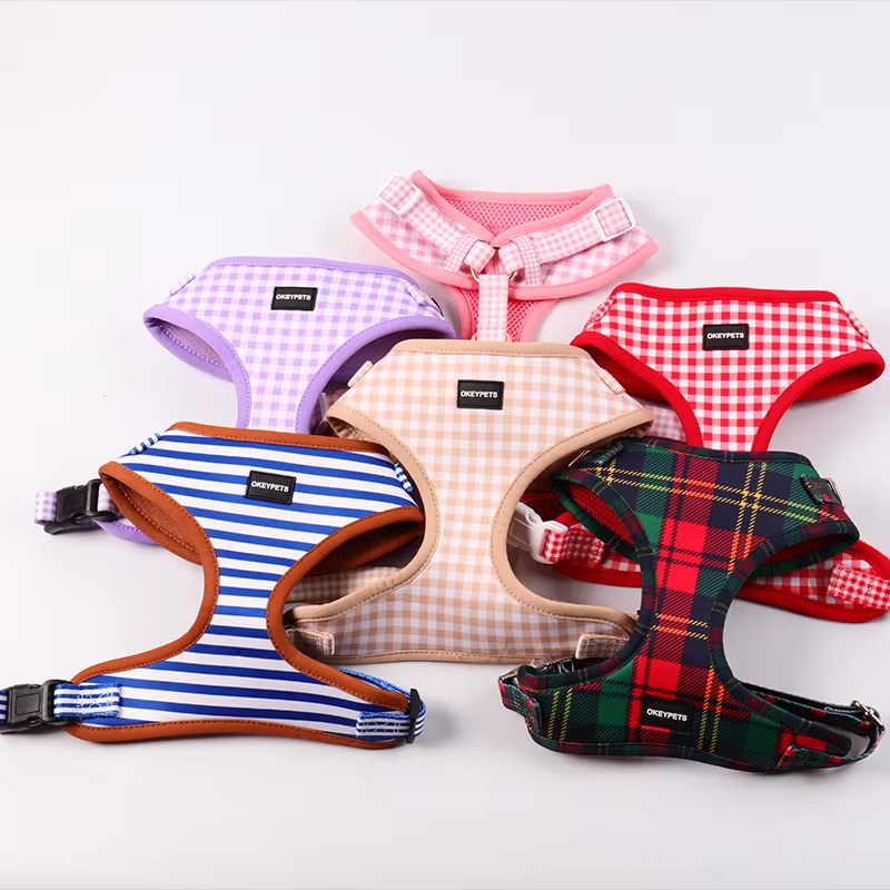 Harnais pour chien en polyester sur mesure, gilet durable pour animaux de compagnie, accessoires pour chiens1 7
