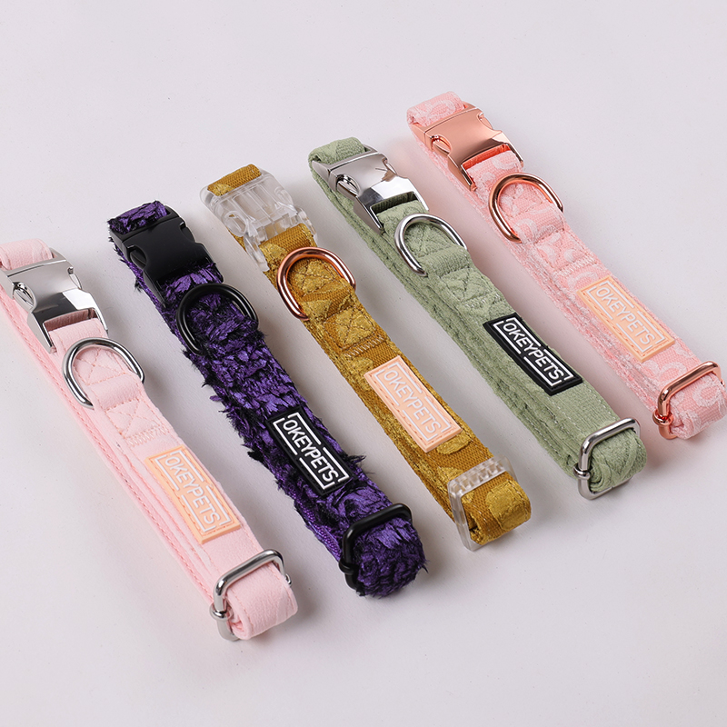 Personalizēta dizaina regulējami izšūti suņu kakla siksnu ražotāji 6