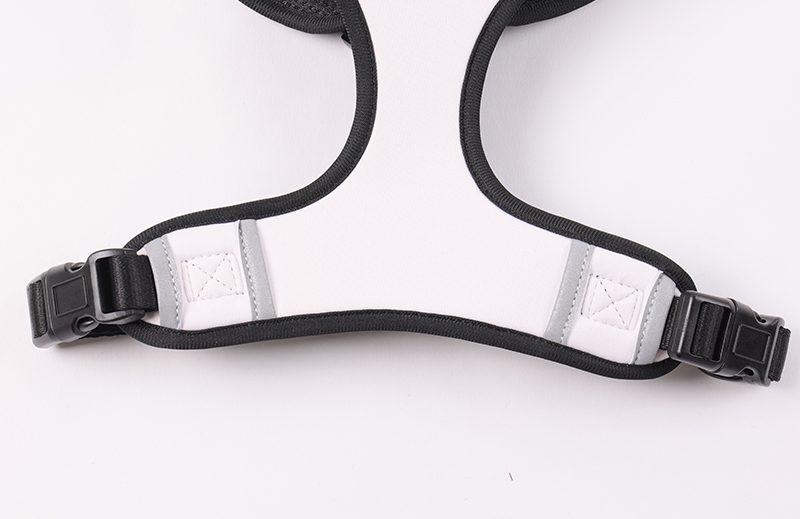 Harnais pour chien uni avec collier réfléchissant en néoprène rembourré et doux 11