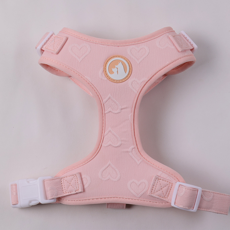 Embroidery Dog Harness Set Manufacturer Custom Soft Padded Polyester Neoprene Dog Harness Set ﻿ 17