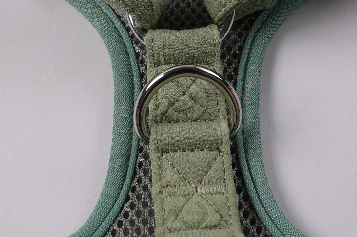 Embroidery Dog Harness Set Manufacturer Custom Soft Padded Polyester Neoprene Dog Harness Set ﻿ 13