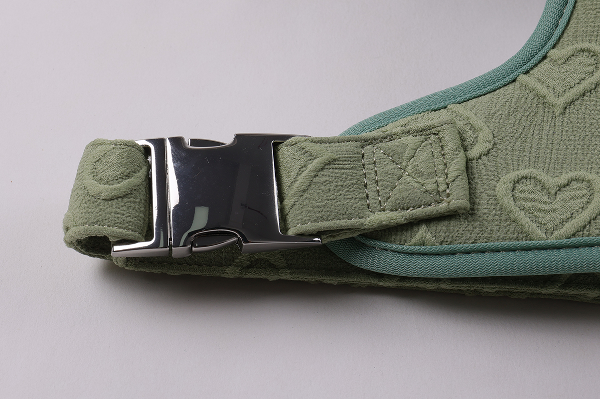 Embroidery Dog Harness Set Manufacturer Custom Soft Padded Polyester Neoprene Dog Harness Set ﻿ 11