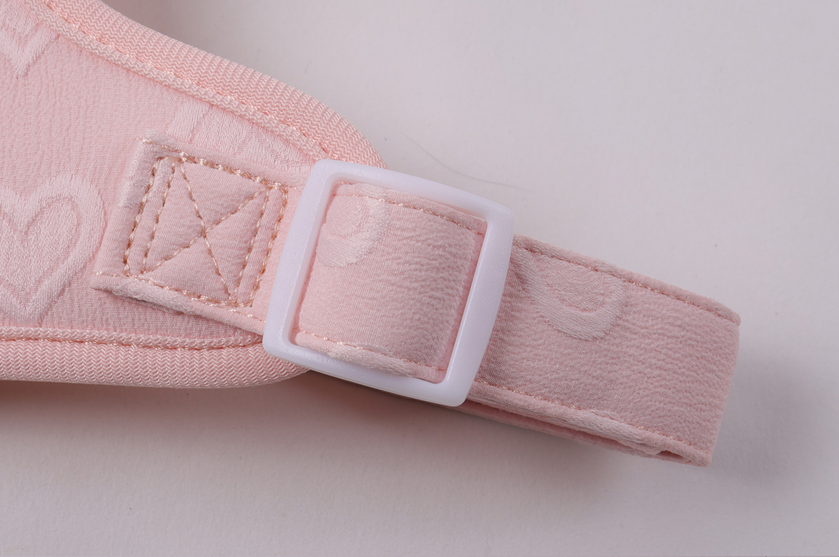 Broderad hundsele fabrik anpassad blomdesign justerbar husdjurssele 12