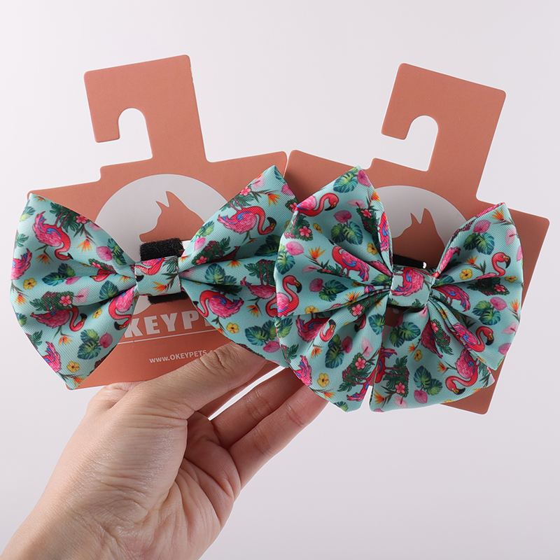 OKEYPETS Ensemble harnais, collier, laisse et nœud papillon anti-traction à carreaux pour chien, fabriqué sur mesure en usine 13