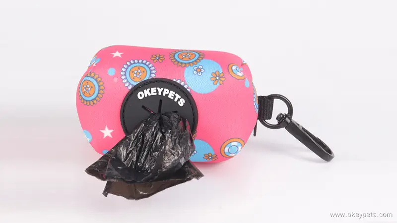 OKEYPETS Veleprodajni držač vrećica za pseći izmet Mekani neoprenski ekološki prihvatljiv držač vrećica za pseći izmet 1