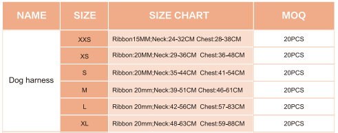 Harnais pour chien personnalisé par des fabricants, motif mignon, sublimation, vierge, souple, pour animaux de compagnie 12