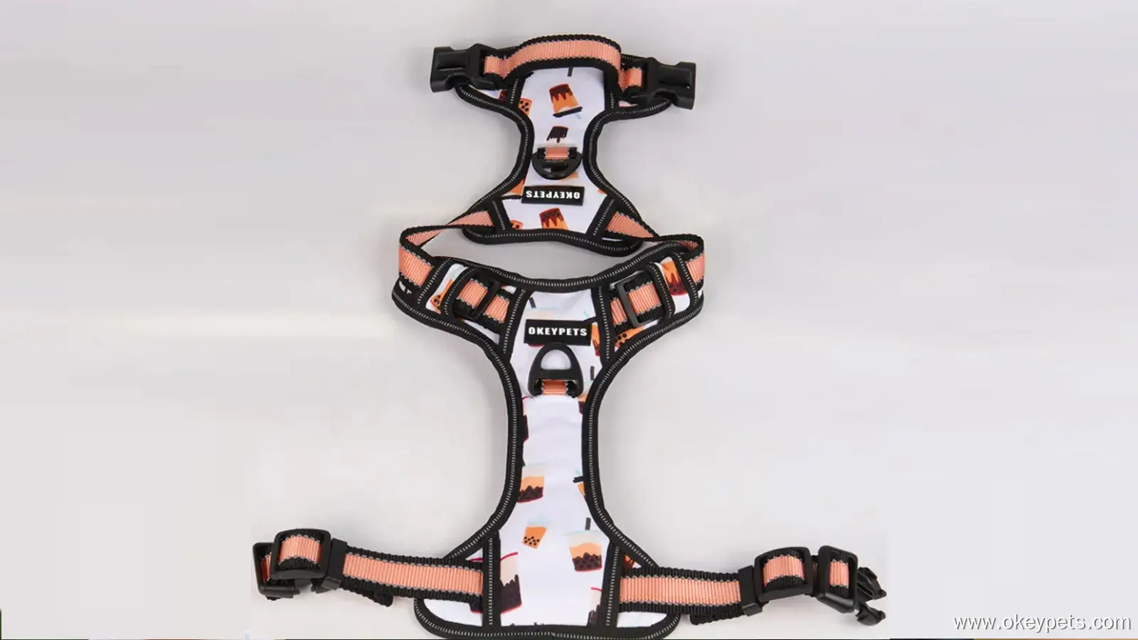 Harnais réfléchissant et respirant pour chien, idéal pour la marche. 1