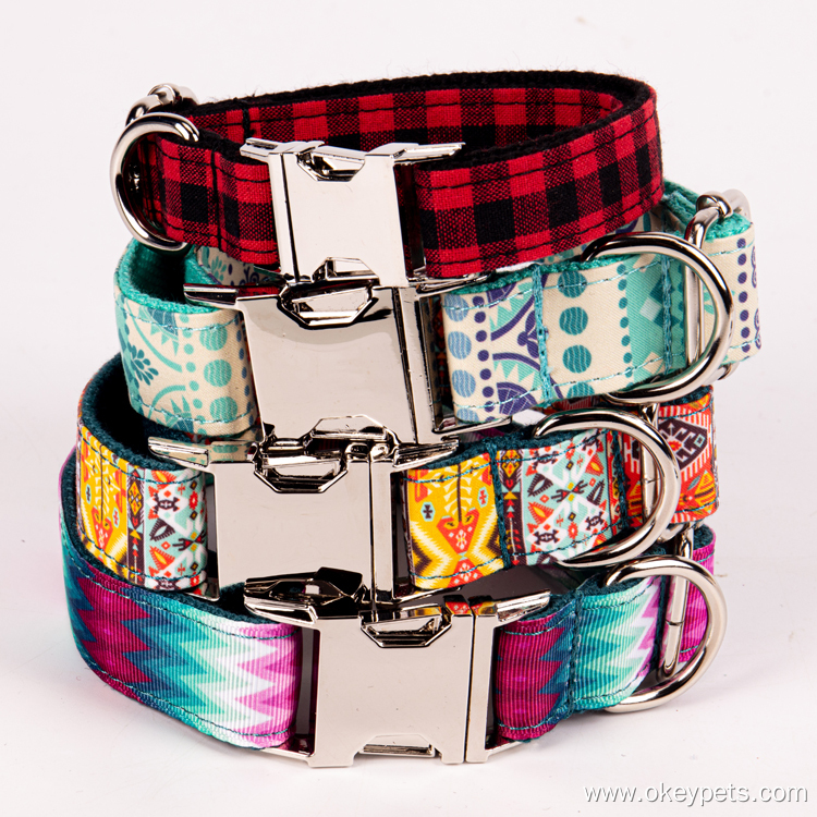 OKEYPETS - Colliers pour chiens personnalisés, boucle à ouverture rapide, réglables et écologiques 20