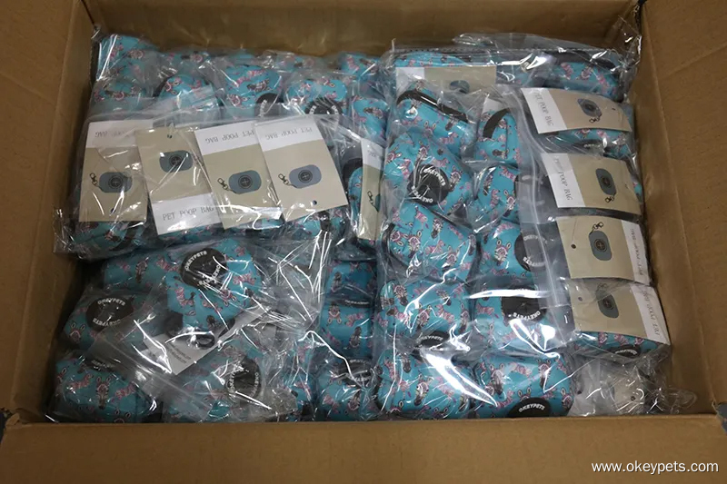 OKEYPETS Sac à déjections canines portable et mignon personnalisé 19