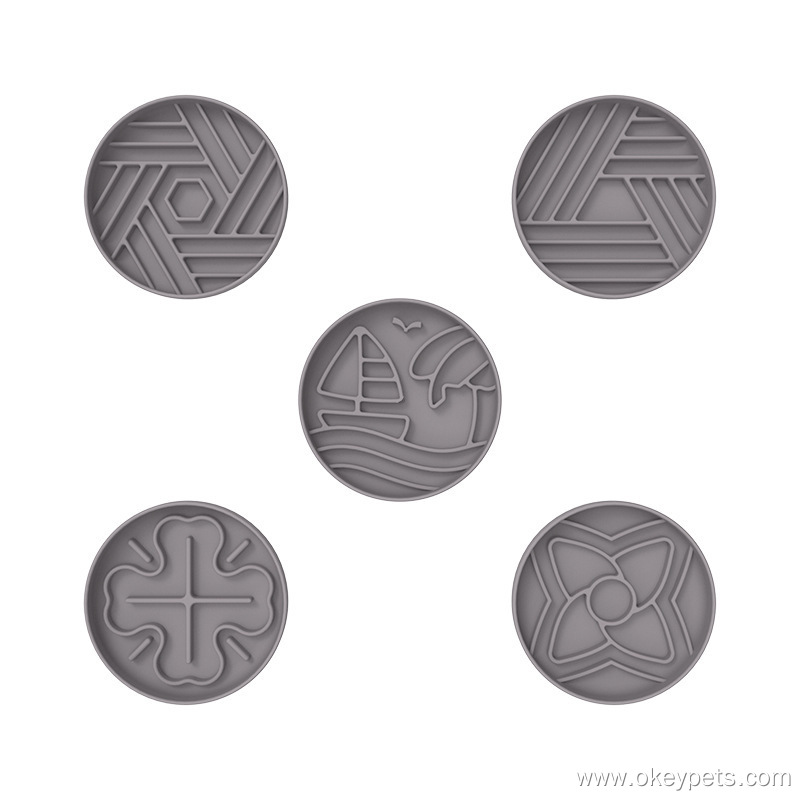 Gamelles anti-glouton pour chiens, en silicone, avec ventouses antidérapantes, vendues en gros. 11