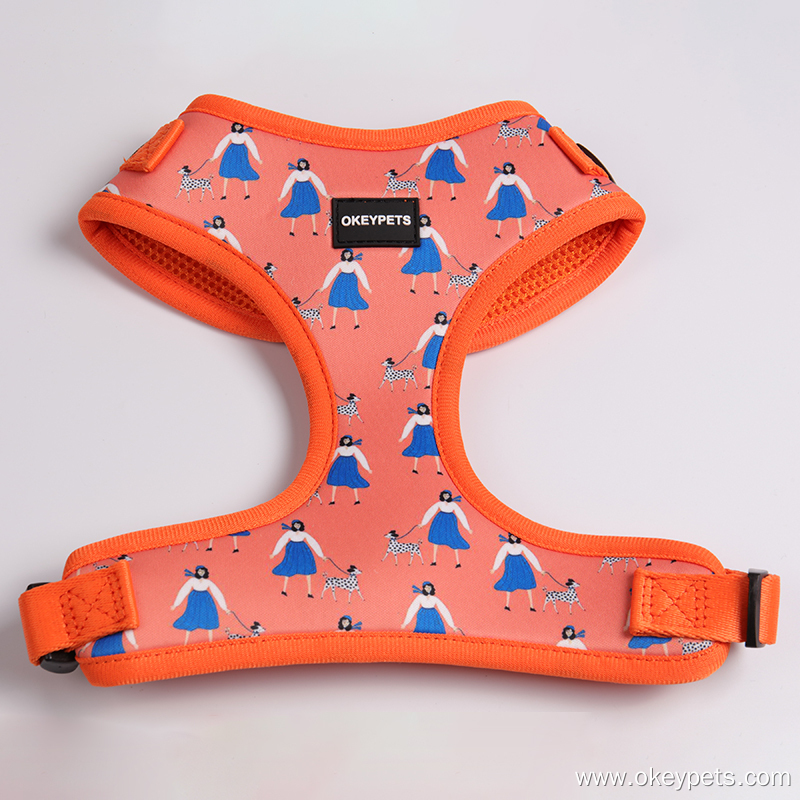 OKEYPETS Custom  Neoprene Puppy Harness Padded Dog Harness Manufacturer 9