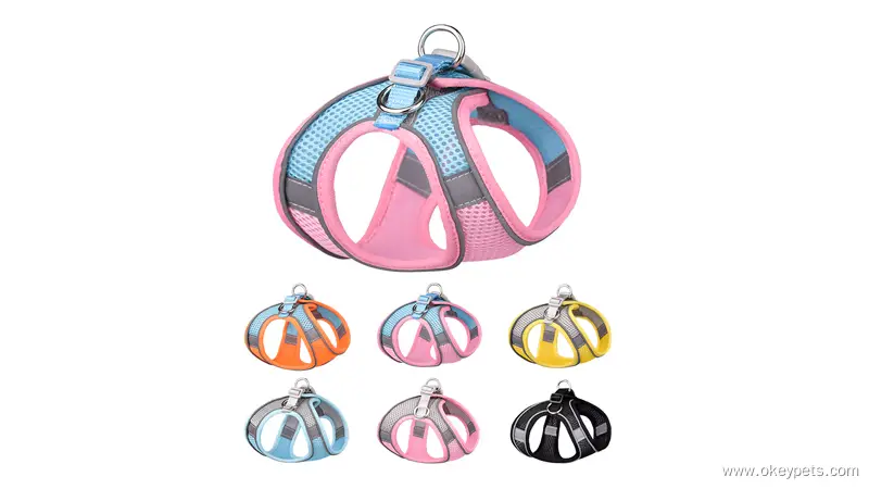 Harnais réfléchissant en maille OKEYPETS pour chien | 8 couleurs 1