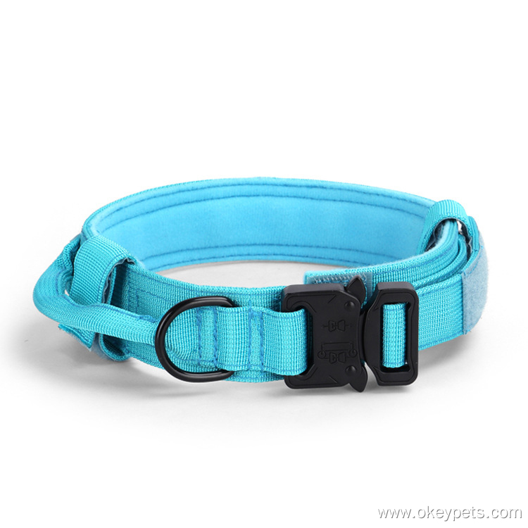 Collier tactique d'entraînement en nylon robuste, de type militaire, pour grands chiens (vente en gros). 15