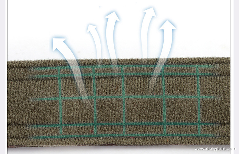 Collier tactique d'entraînement en nylon robuste, de type militaire, pour grands chiens (vente en gros). 9