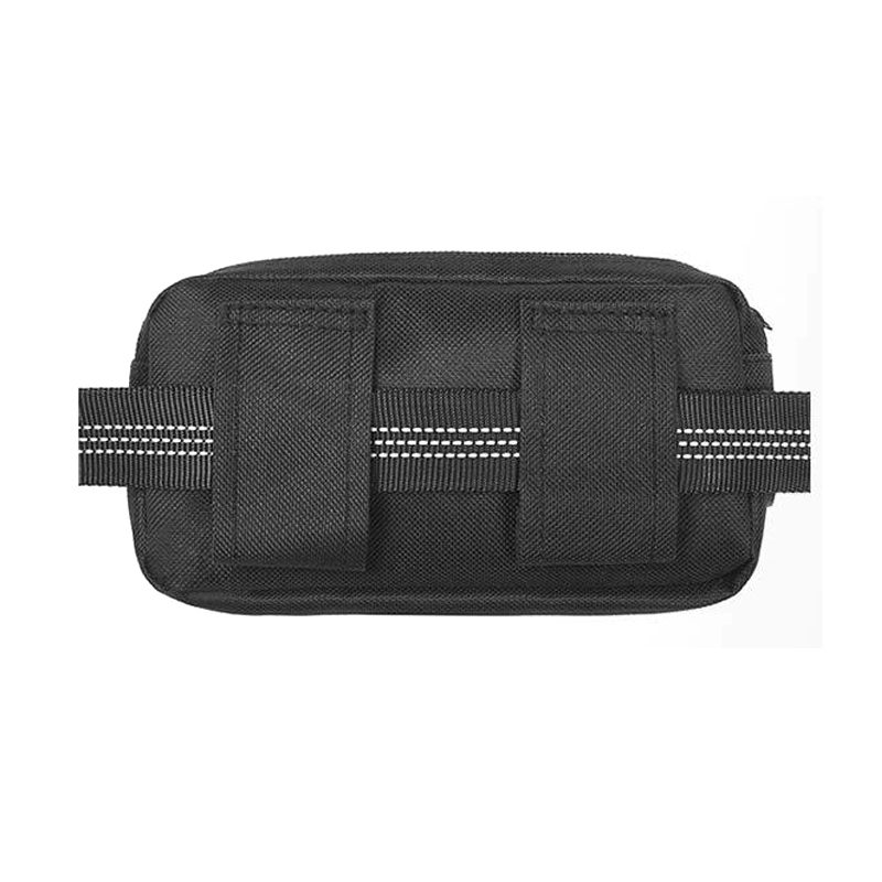 Laisse pour chien mains libres en gros avec pochette zippée, doubles poignées rembourrées et laisse élastique résistante 10