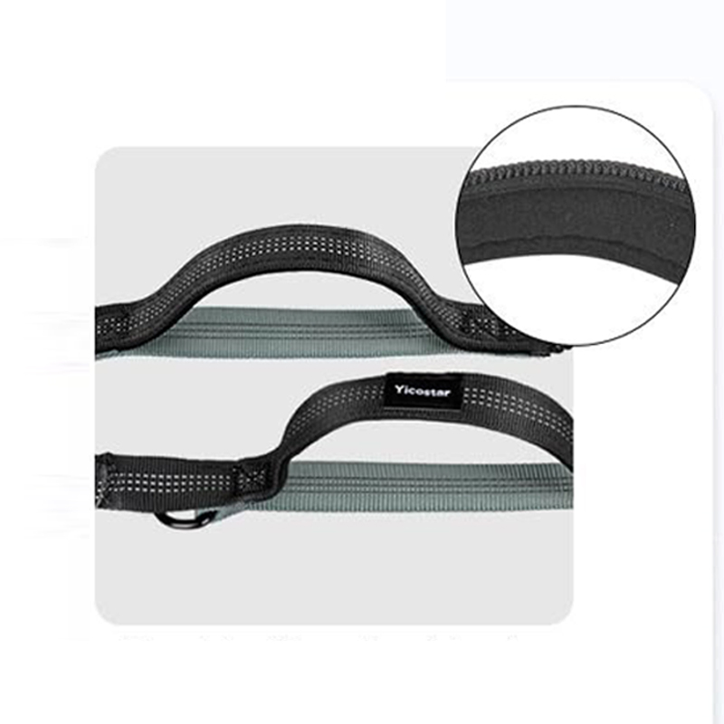 Laisse élastique réfléchissante mains libres pour chien, noire, en gros, Chine 21