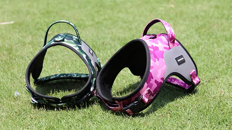 OKEYPETS - Harnais pour chien CustomSoft Mesh anti-traction, harnais en tissu Oxford, harnais réfléchissant pour chien 1