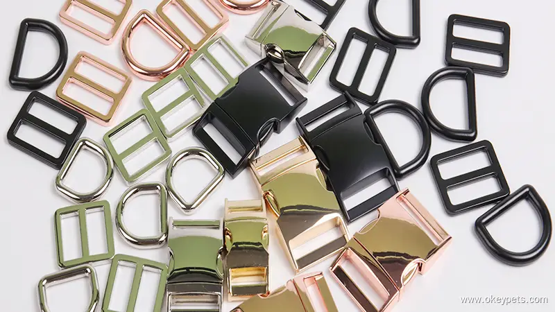 Metalna kopča od legure cinka, prilagođena podesiva metalna pravokutna kopča za kopču ogrlice za pse 1