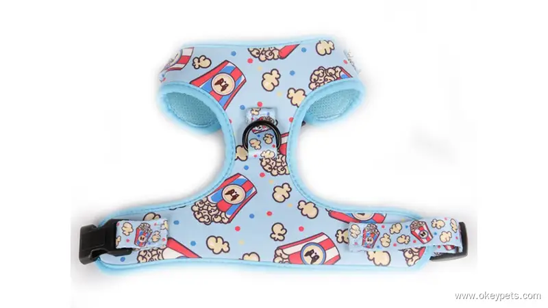 Harnais pour chien à enfiler, à ouverture rapide et réversible, en néoprène doux. 1