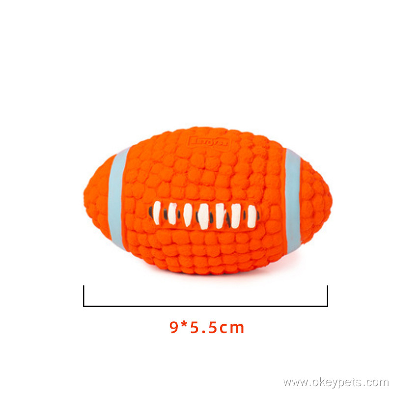 Usine de jouets pour animaux de compagnie - Vente en gros de balles de football en latex pour chiens, à mâcher et à rapporter. 18