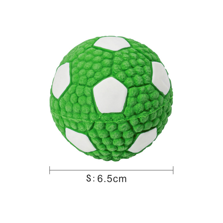 Usine de jouets pour animaux de compagnie - Vente en gros de balles de football en latex pour chiens, à mâcher et à rapporter. 19