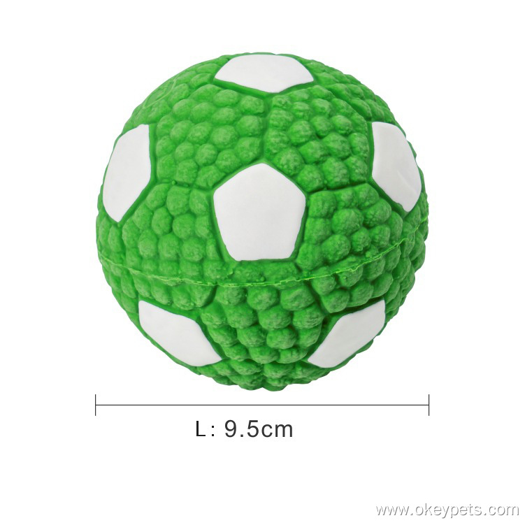 Usine de jouets pour animaux de compagnie - Vente en gros de balles de football en latex pour chiens, à mâcher et à rapporter. 23