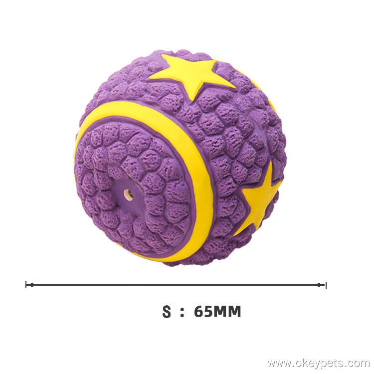 Usine de jouets pour animaux de compagnie - Vente en gros de balles de football en latex pour chiens, à mâcher et à rapporter. 21