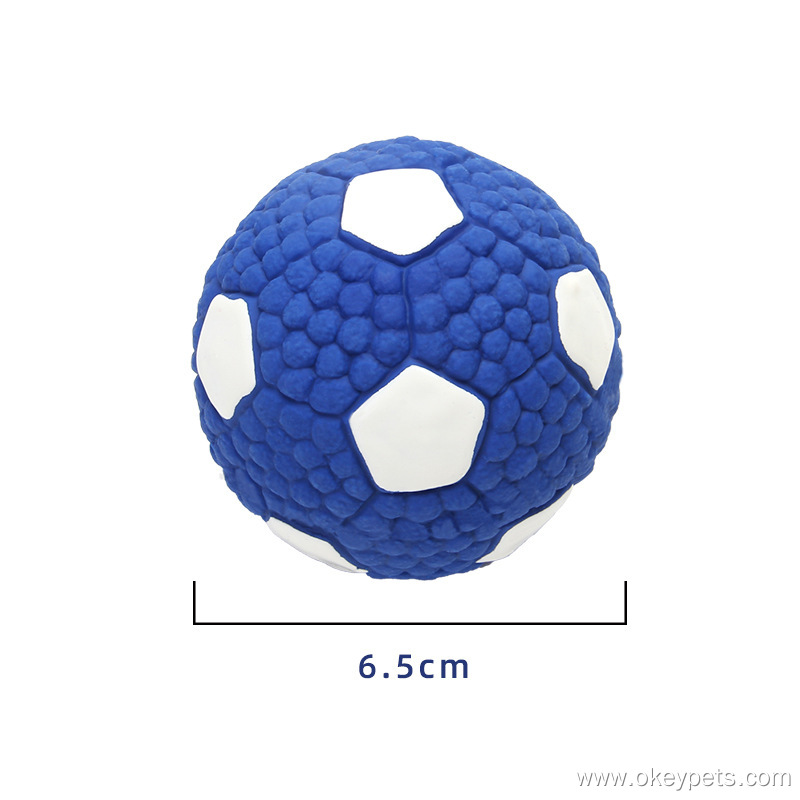 Usine de jouets pour animaux de compagnie - Vente en gros de balles de football en latex pour chiens, à mâcher et à rapporter. 17