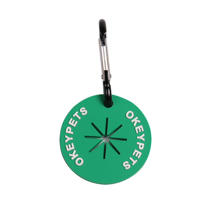 Clips personnalisés pour sacs à déjections canines, porte-sacs en silicone pour laisses 13