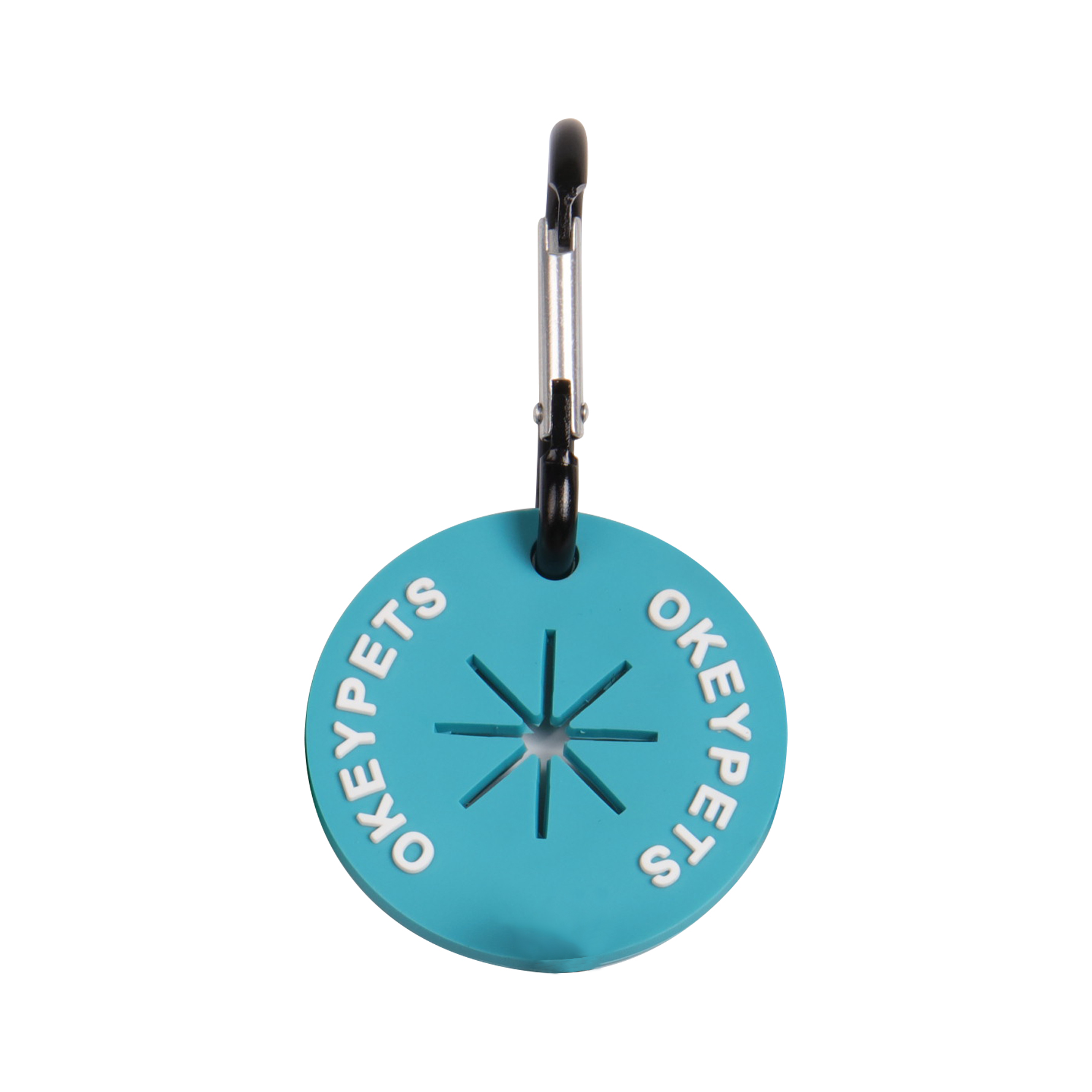 Clips personnalisés pour sacs à déjections canines, porte-sacs en silicone pour laisses 12