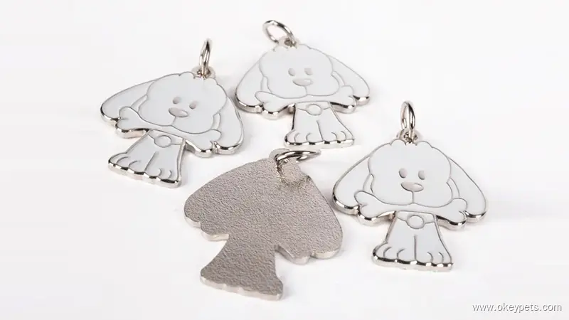 Obroża dla psa OKEYPETS Zabawne, urocze, grawerowane logo, spersonalizowane nieśmiertelniki dla psów, akcesoria dla zwierząt 1