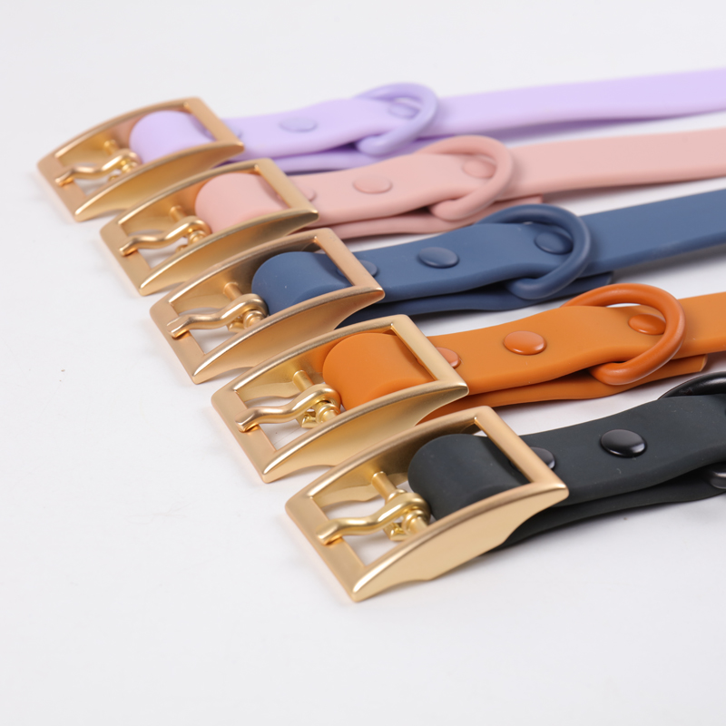 OKEYPETS Brugerdefineret PVC Hundesnor og Halsbånd Sæt - Vandtæt & Holdbar 10