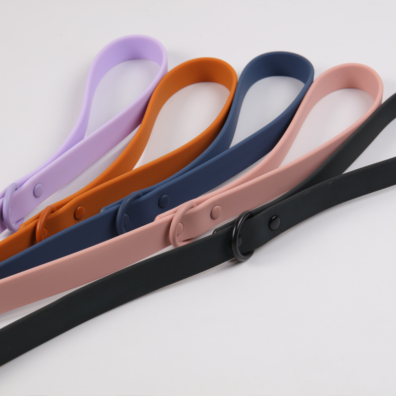 OKEYPETS Brugerdefineret PVC Hundesnor og Halsbånd Sæt - Vandtæt & Holdbar 13