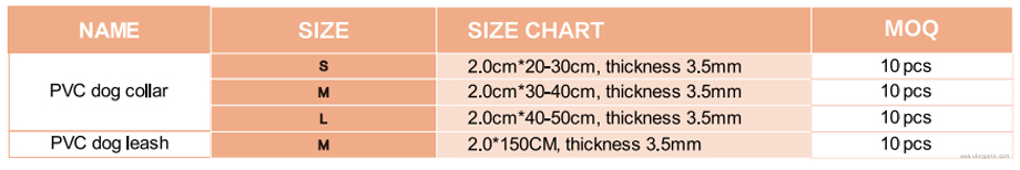 OKEYPETS Brugerdefineret PVC Hundesnor og Halsbånd Sæt - Vandtæt & Holdbar 8