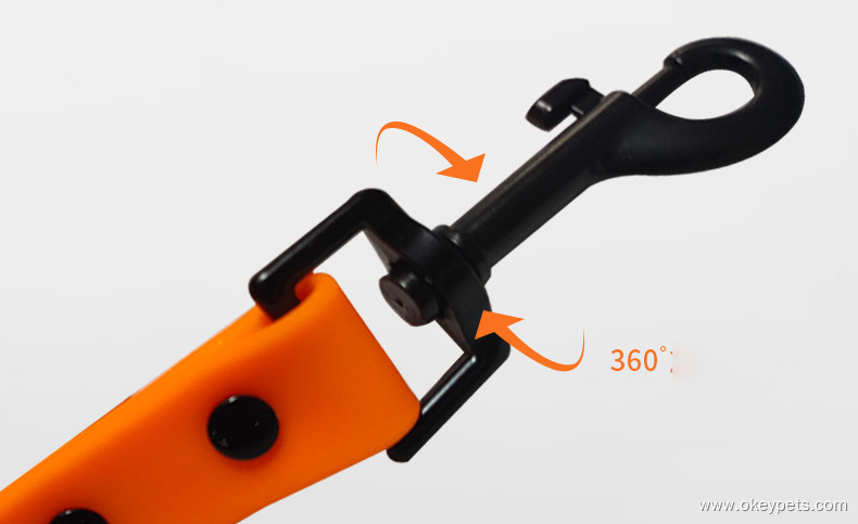 Laisse pour chien imperméable et résistante en PVC et néoprène, facile à nettoyer, en gros. 8