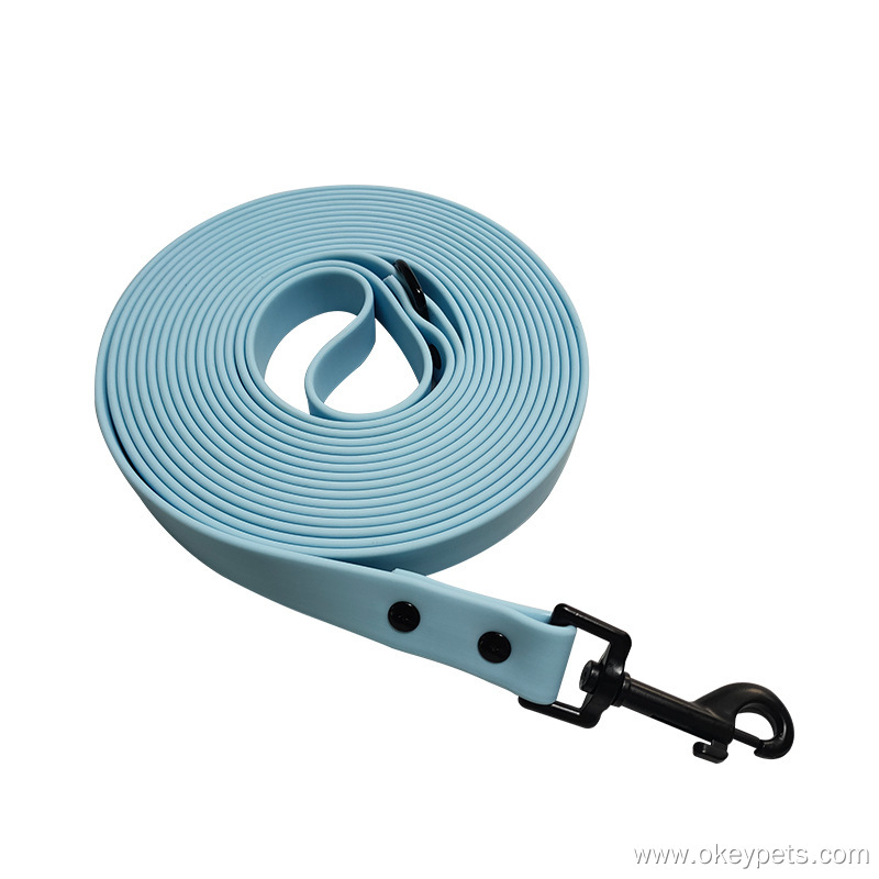 Laisse pour chien imperméable et résistante en PVC et néoprène, facile à nettoyer, en gros. 14