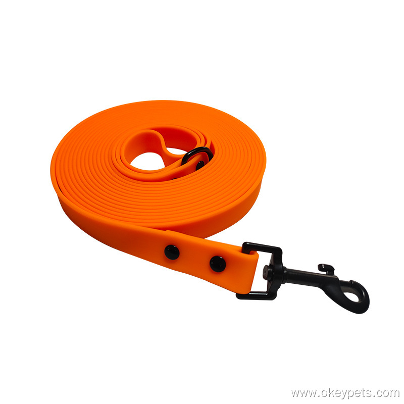 Laisse pour chien imperméable et résistante en PVC et néoprène, facile à nettoyer, en gros. 9