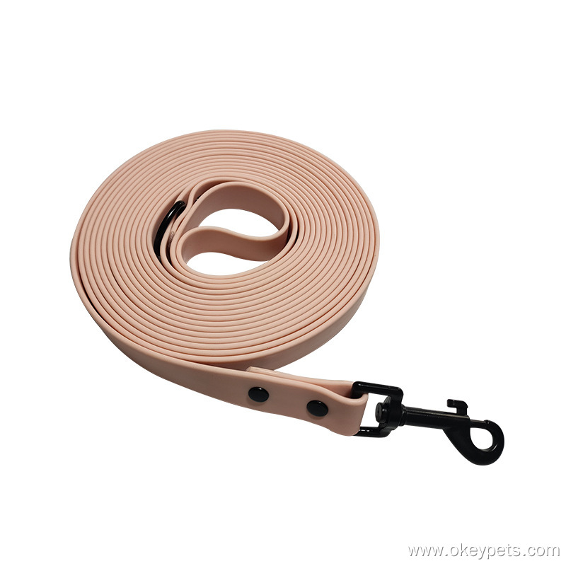 Laisse pour chien imperméable et résistante en PVC et néoprène, facile à nettoyer, en gros. 13