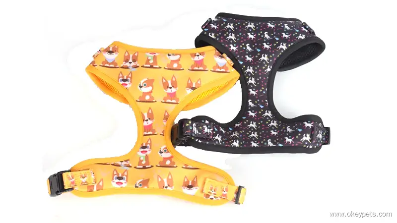 Low MOQ Dog Harness Manufacturer Breathable Washable Step In Dog Chest Harness 1