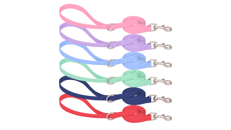 OKEYPETS Großhandel PVC-Hundehalsband- und Leinen-Set mit verstellbarer Schnellverschlussschnalle 8