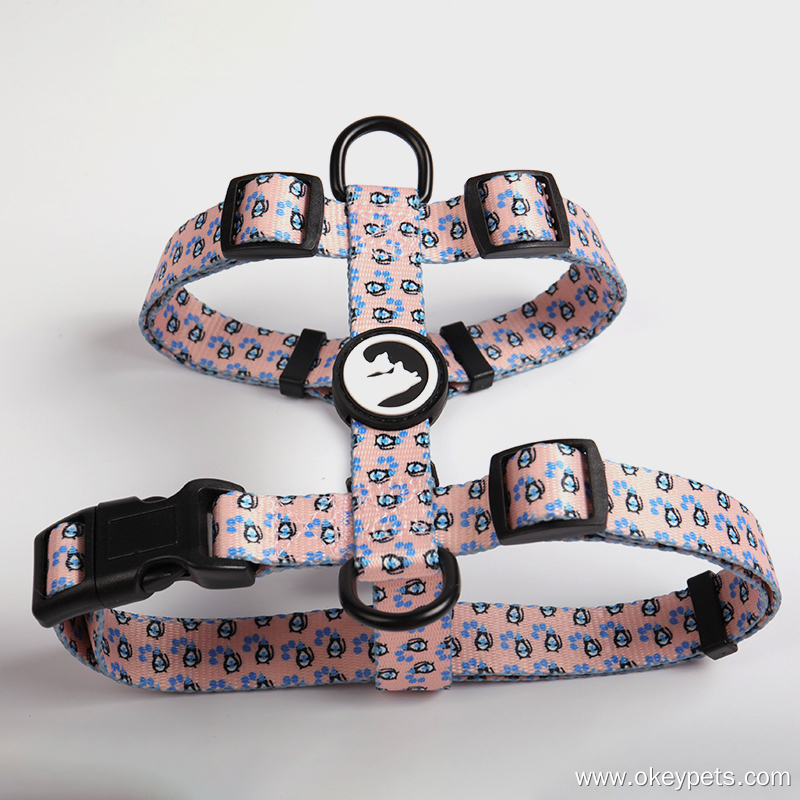 Harnais pour chien OKEYPETS en polyester sur mesure, gilet anti-traction 8