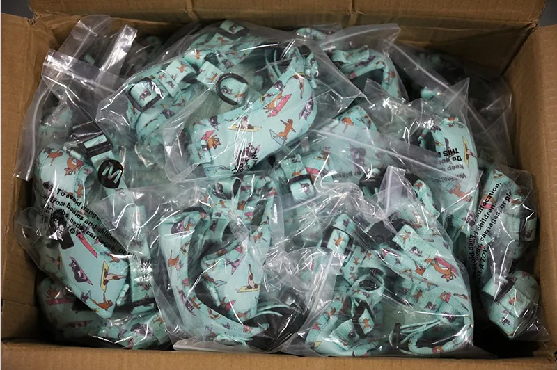 OKEYPETS - Harnais de poitrine confortable pour grand chien, avec sangles réfléchissantes sublimées, idéal pour la randonnée. Harnais réfléchissant pour chien. 16