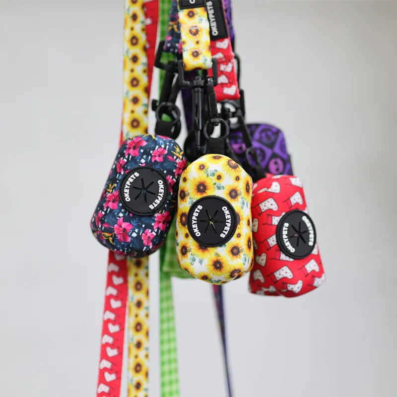 Juledesignerselesæt Rød sok Neopren Luksus Step-In Hundeselesæt 15