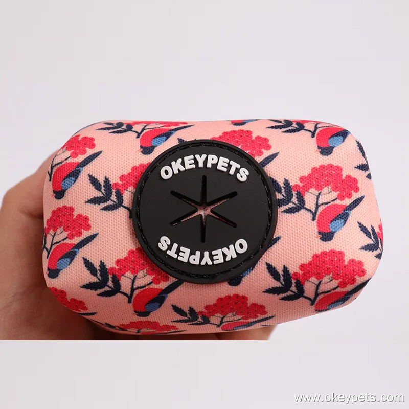 OKEYPETS - Moderigtigt design letvægts neopren hundeposeholder nem at fastgøre til enhver snorsele 13