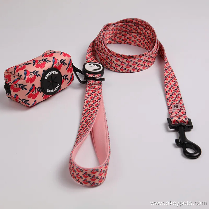 OKEYPETS - Moderigtigt design letvægts neopren hundeposeholder nem at fastgøre til enhver snorsele 12