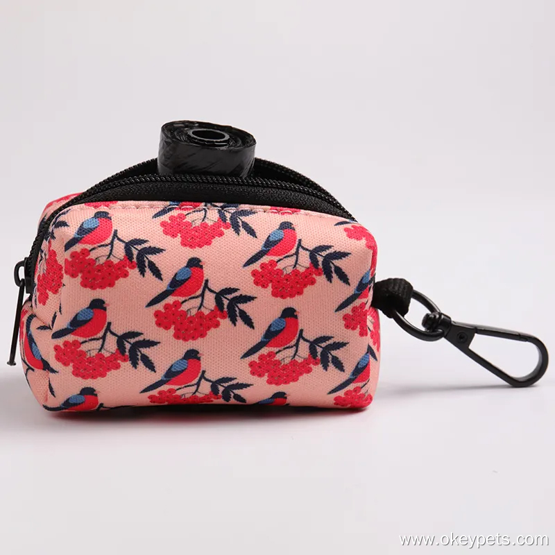 OKEYPETS - Moderigtigt design letvægts neopren hundeposeholder nem at fastgøre til enhver snorsele 10