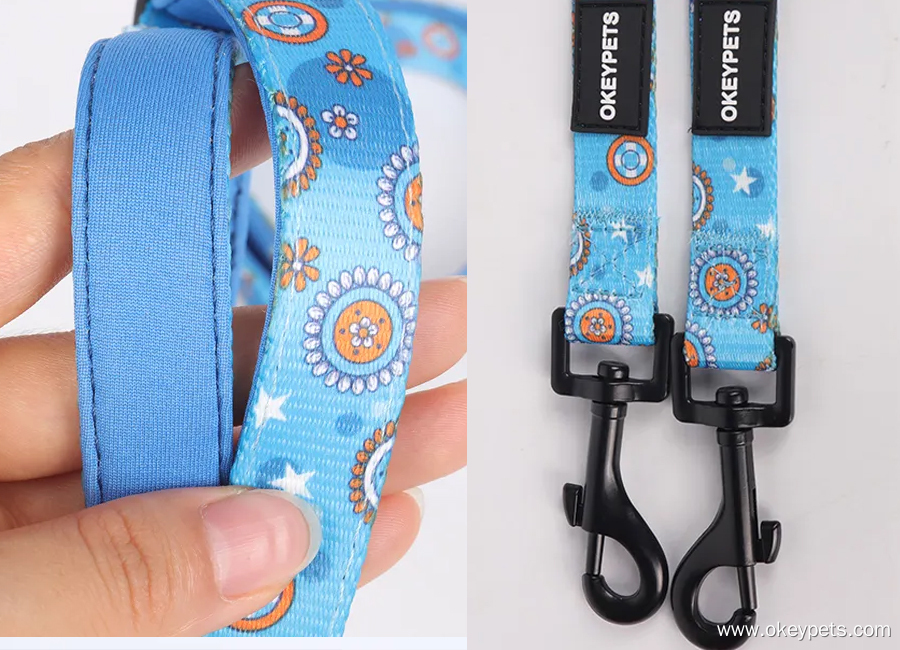 Harnais pour chien réversible en néoprène anti-traction, sur mesure, OKEYPETS - Design personnalisé 11